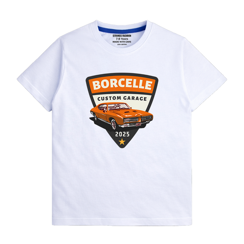 WHITE GRAPHICS BORCELLE T-SHIRT