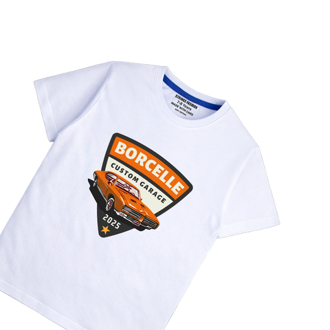 WHITE GRAPHICS BORCELLE T-SHIRT