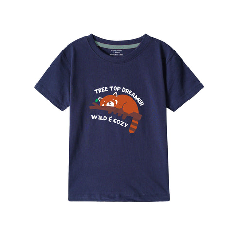 NAVY GRAPHICS DREEMER T-SHIRT