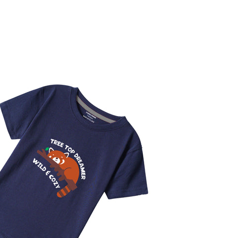 NAVY GRAPHICS DREEMER T-SHIRT