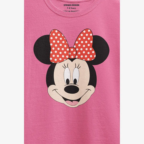 MINNIE 2 JUNIOR PINK GIRLS T.SHIRT