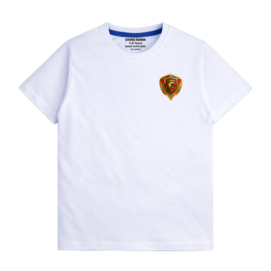 WHITE GRAPHICS FALCON BADGE T-SHIRT 1024