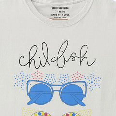 DIGITAL PRINTED CHIL FISH SNOW WHITE JUNIOR GIRLS T.SHIRT