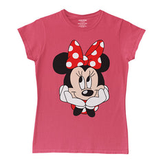 MINNIE 2 PARADISE PINK JUNIOR GIRLS T-SHIRT
