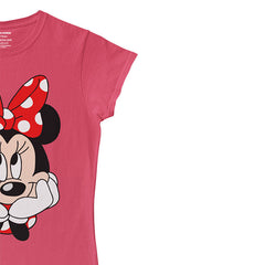 MINNIE 2 PARADISE PINK JUNIOR GIRLS T-SHIRT