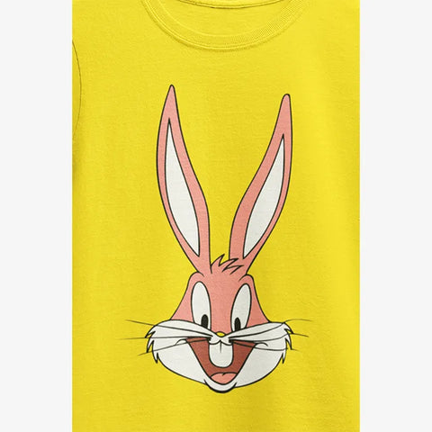 BUG BUN JUNIOR C.YELLOW GIRLS T.SHIRT