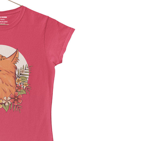 CUTE CAT PARADISE PINK JUNIOR GIRLS T.SHIRT
