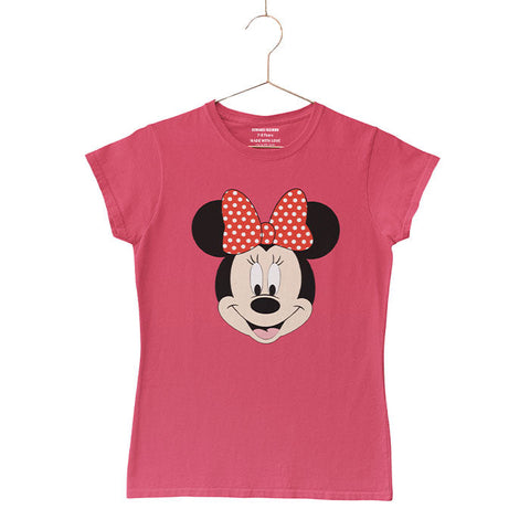MINNIE PARADISE PINK JUNIOR GIRLS T.SHIRT