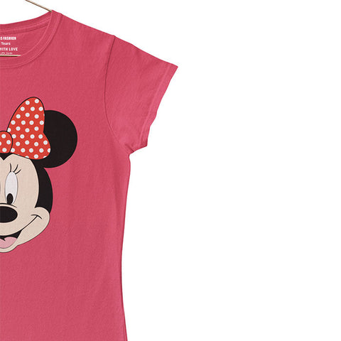 MINNIE PARADISE PINK JUNIOR GIRLS T.SHIRT