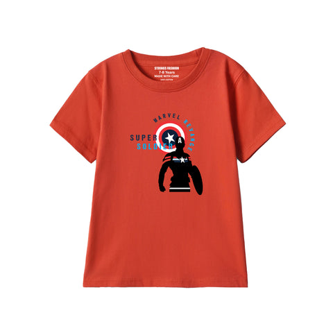 IRON MAN JUNIOR RED COLOR BOYS T.SHIRT