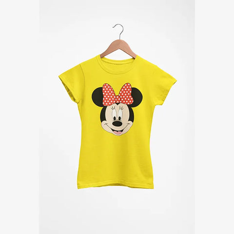 MINNIE 2 JUNIOR C.YELLOW GIRLS T.SHIRT