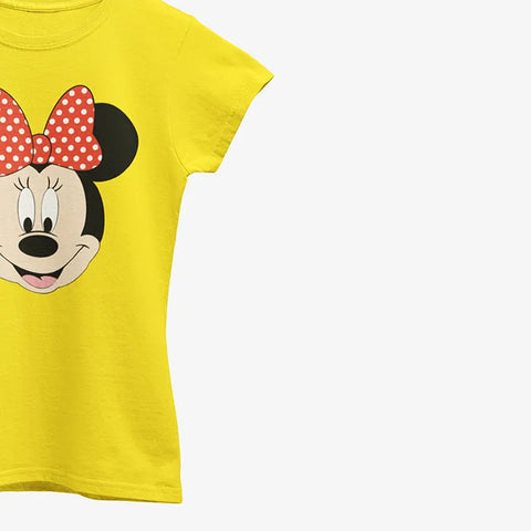 MINNIE 2 JUNIOR C.YELLOW GIRLS T.SHIRT
