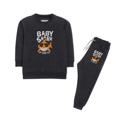 BABY SHARK JUNIOR BOY CHARCOAL COLOR TRACK SUIT