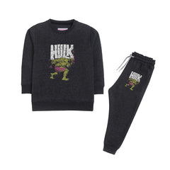 HULK JUNIOR BOY CHARCOAL COLOR TRACK SUIT