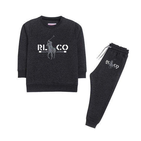 POLO JUNIOR BOY CHARCOAL COLOR TRACK SUIT