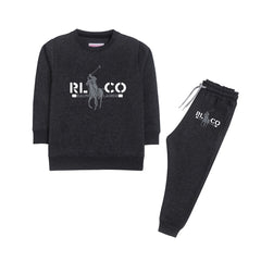 POLO JUNIOR BOY CHARCOAL COLOR TRACK SUIT