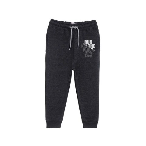 RUN ON THE WILD SIDE JUNIOR BOY CHARCOAL COLOR TRACK SUIT