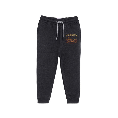 MOTORCYCLE JUNIOR BOY CHARCOAL COLOR TRACK SUIT