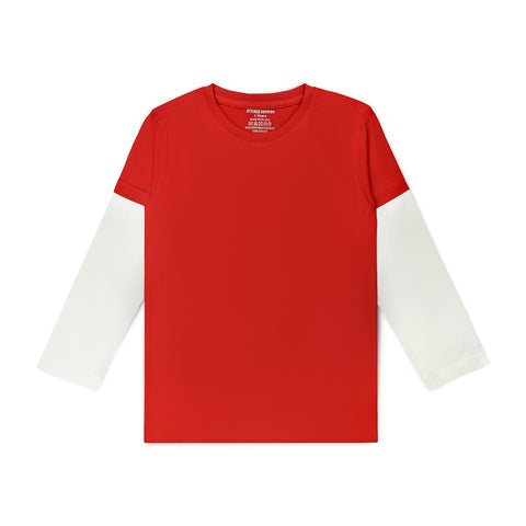 JUNIOR FEISTA (WHITE ARMS) COLOR BOYS LONG SLEEVE T.SHIRT
