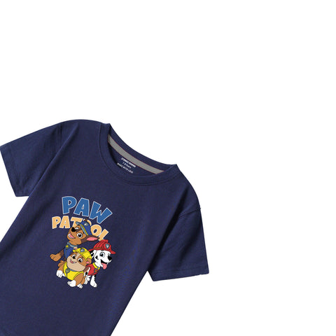 NAVY GRAPHICS PAW PETROL T-SHIRT
