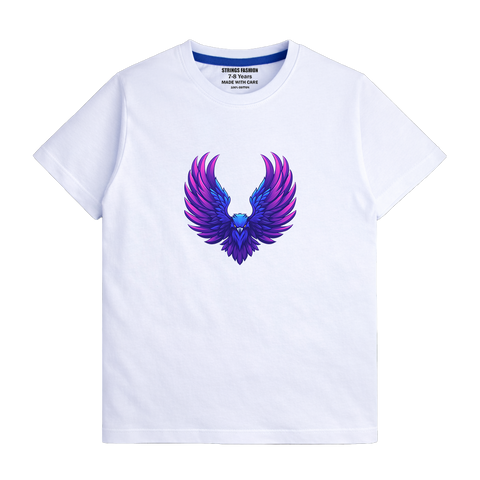 WHITE GRAPHICS PHONIX T-SHIRT