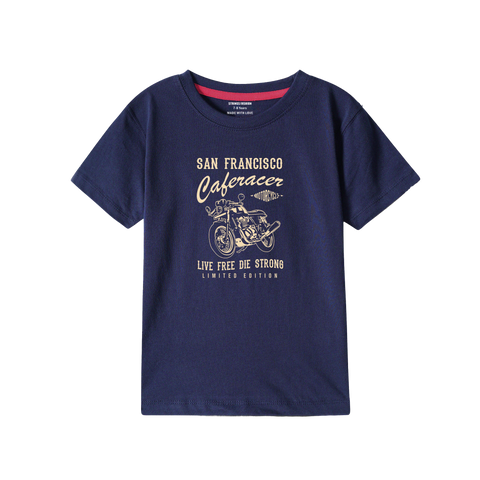 SAN FRANCIO NAVY PRINTED BOYS T.SHIRT