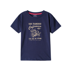 SAN FRANCIO NAVY PRINTED BOYS T.SHIRT