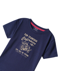 SAN FRANCIO NAVY PRINTED BOYS T.SHIRT
