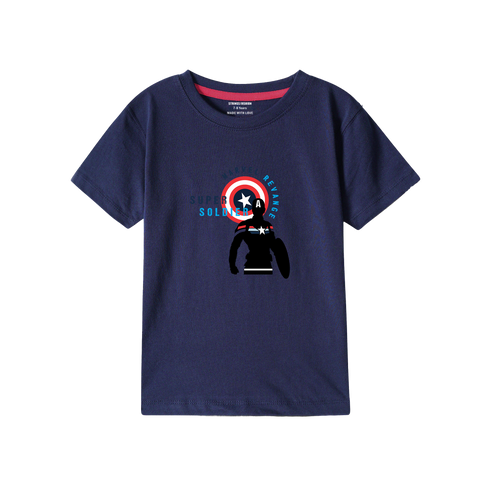 SOLDIER NAVY PRINTED BOYS T.SHIRT
