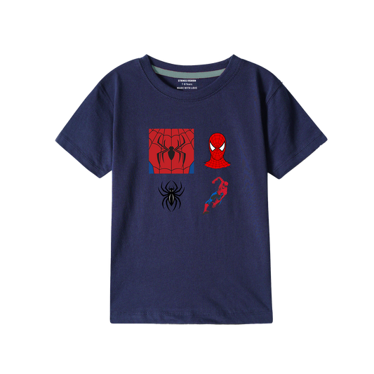 NAVY GRAPHICS SPIDER T-SHIRT 2000