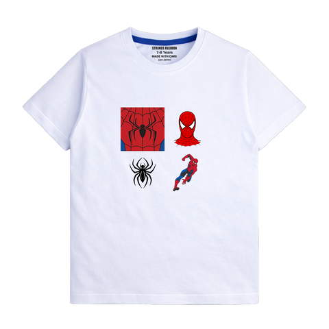 WHITE GRAPHICS SPIDERT-SHIRT