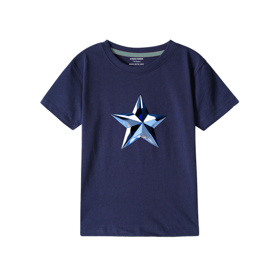 NAVY GRAPHICS STAR T-SHIRT 2000