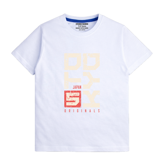 WHITE GRAPHICS TOKYO T-SHIRT 1024