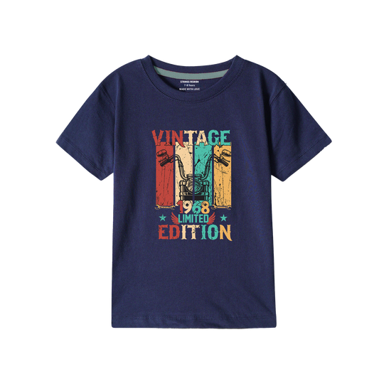NAVY GRAPHICS VINTAGE T-SHIRT 2000