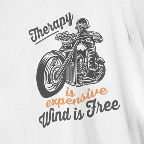 DIGITAL PRINTED BIKE RIDER WHITE JUNIOR BOYS T.SHIRT