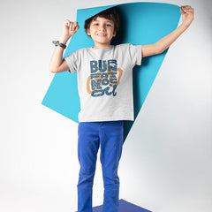 BURN FATE NOTE OIL PRINTED WHITE JUNIOR BOYS T.SHIRT