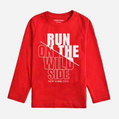 DIGITAL PRINTED RUN ON THE WILD SIDE FEISTA BOYS LONG SLEEVE T.SHIRT