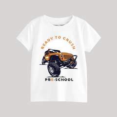MONSTER TRUCK JUNIOR WHITE COLOR BOYS T.SHIRT