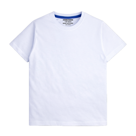 WHITE BASIC T-SHIRT