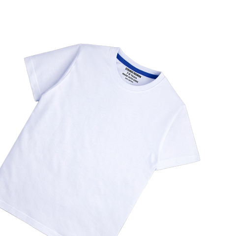 WHITE BASIC T-SHIRT
