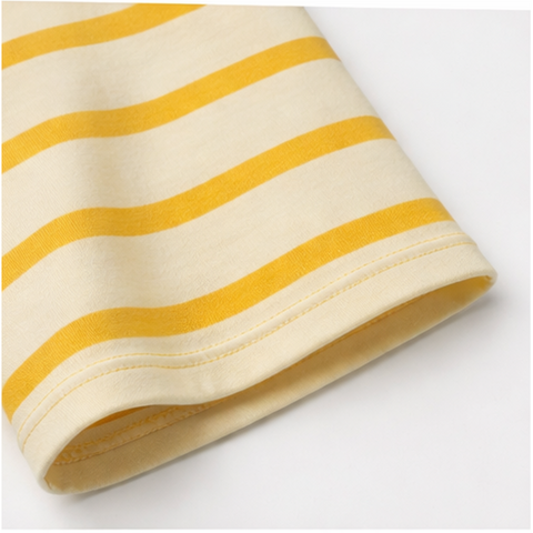F.STRIPER YELLOW AND WHITE JUNIOR BOYS T.SHIRT